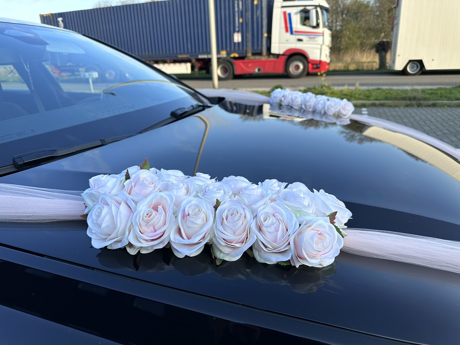 Auto-Hochzeitsschmuck Motorhaube - FLAVIA