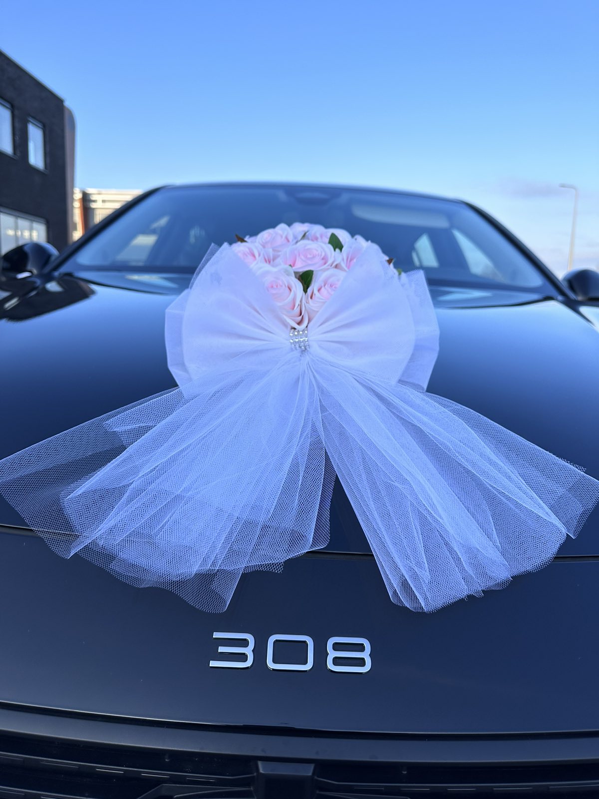 Auto-Hochzeitsschmuck Motorhaube - MILEY