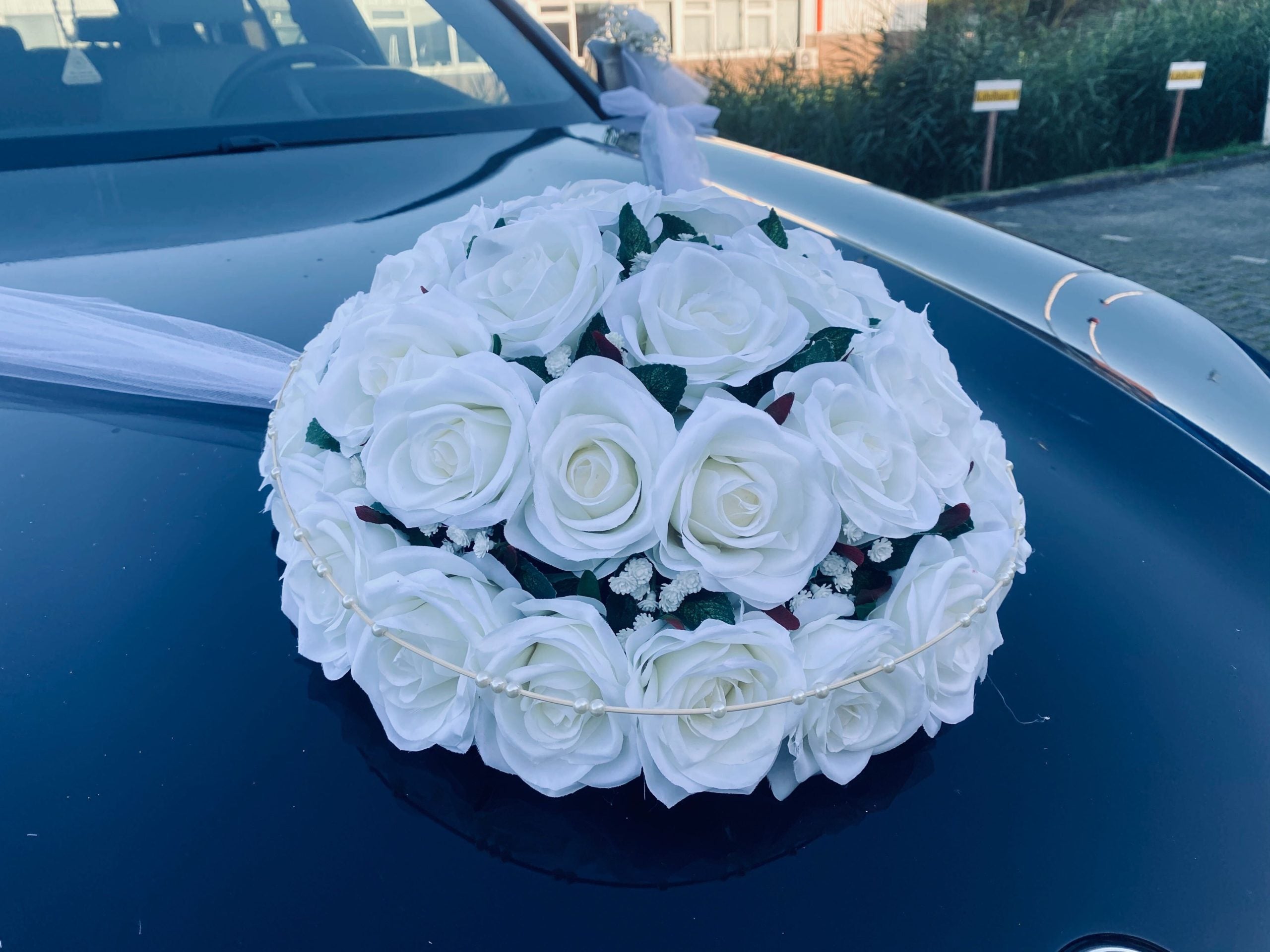 Auto-Hochzeitsschmuck Motorhaube - SANTE
