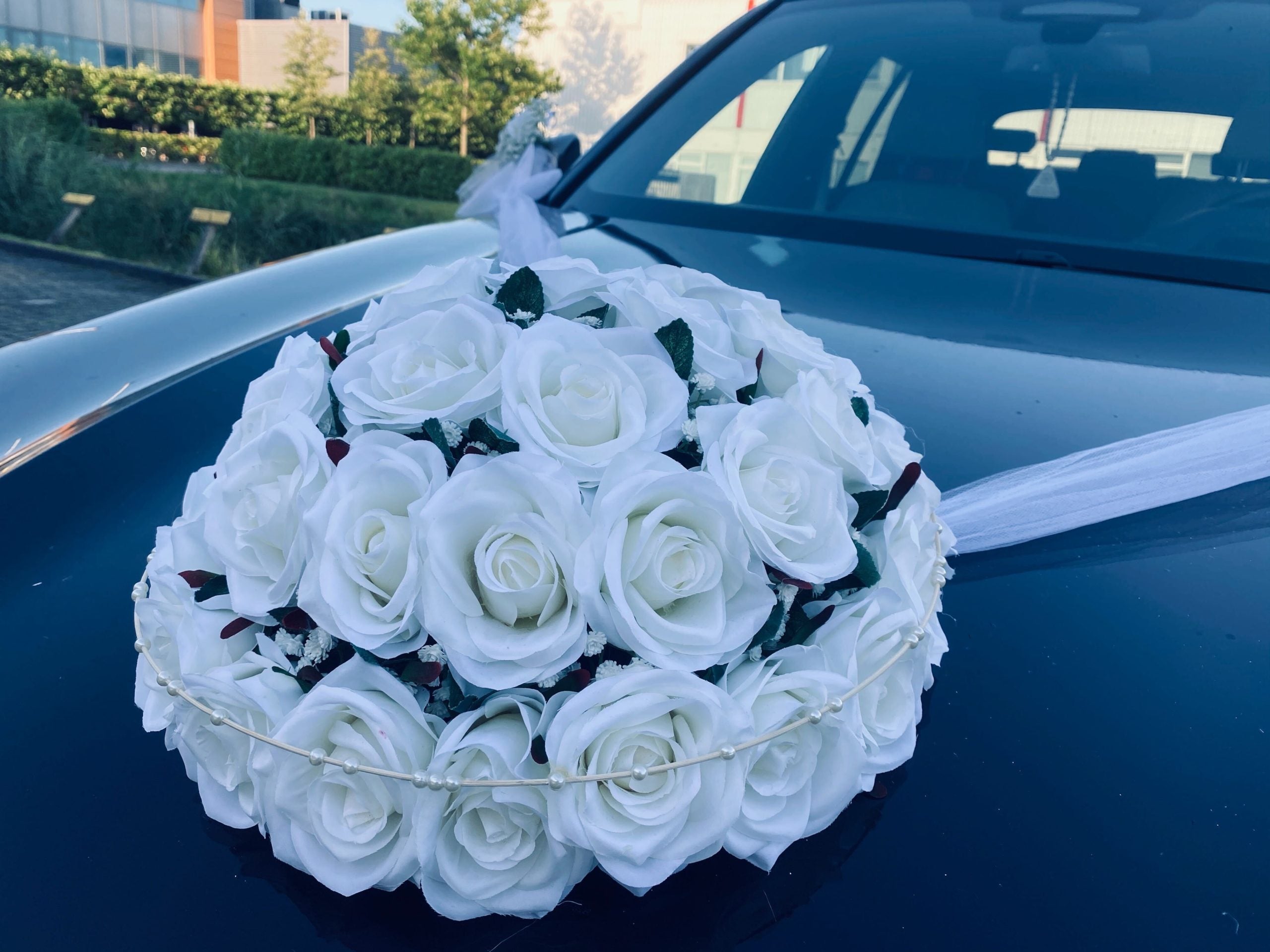 Auto-Hochzeitsschmuck Motorhaube - SANTE