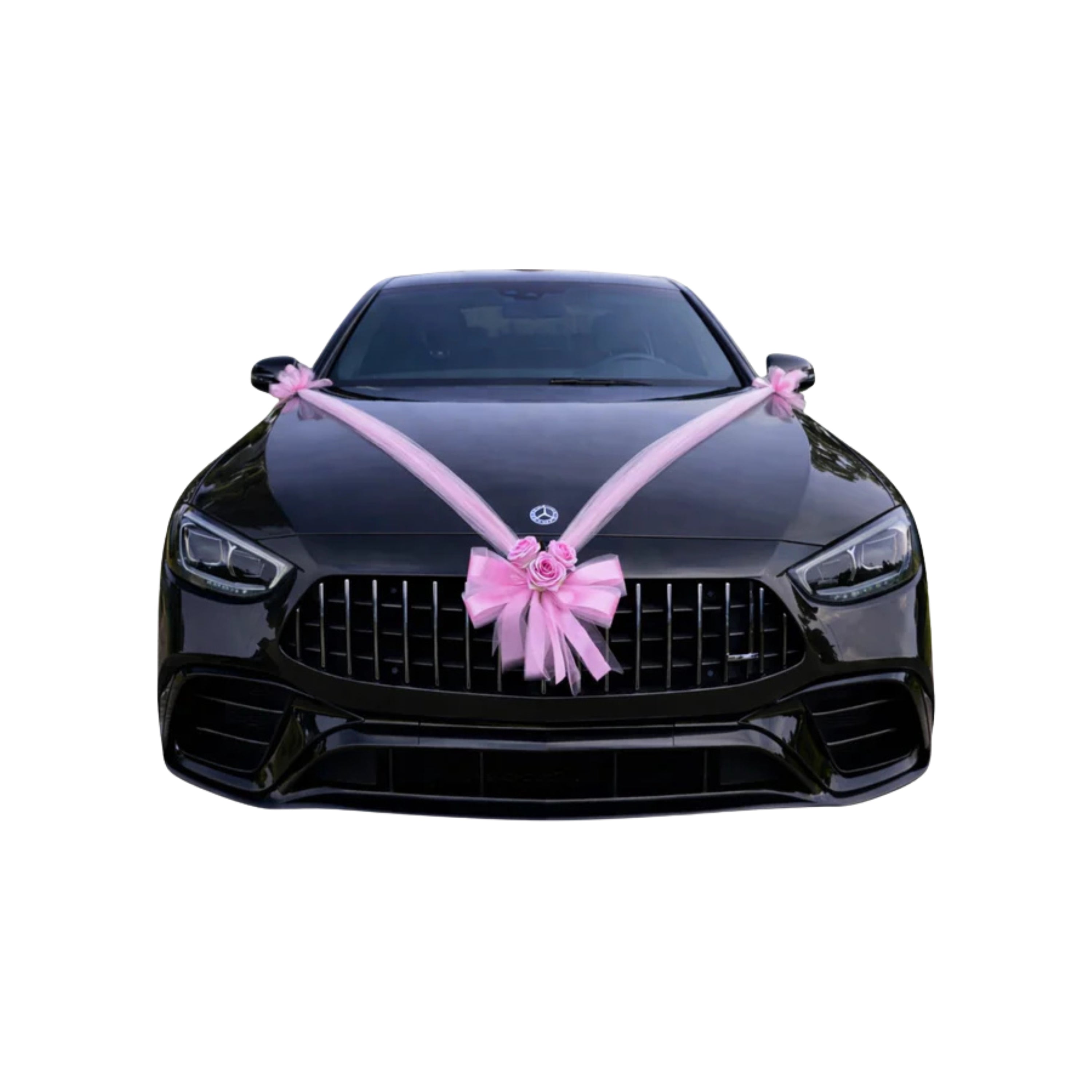 Auto-Hochzeitsschmuck Motorhaube - CLARA Rosé