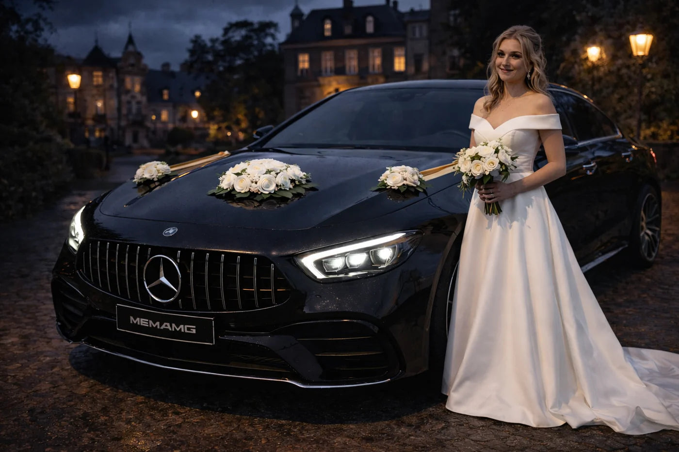 Auto-Hochzeitsschmuck Motorhaube - ELISABETH