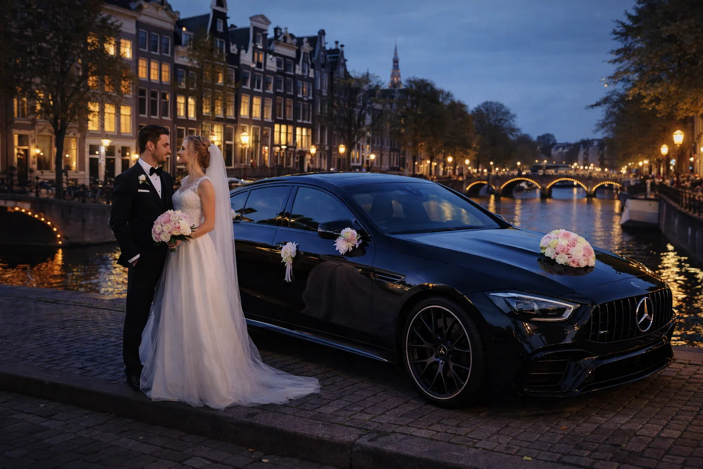 Auto-Hochzeitsschmuck Motorhaube - YVONNE
