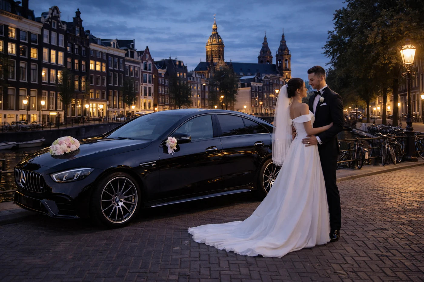 Auto-Hochzeitsschmuck Motorhaube - YVONNE