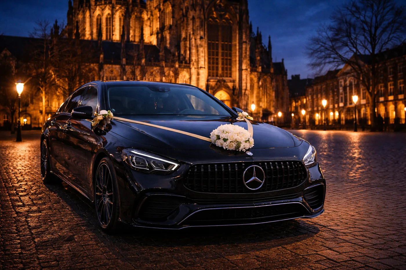 Auto-Hochzeitsschmuck Motorhaube - ZAHANA