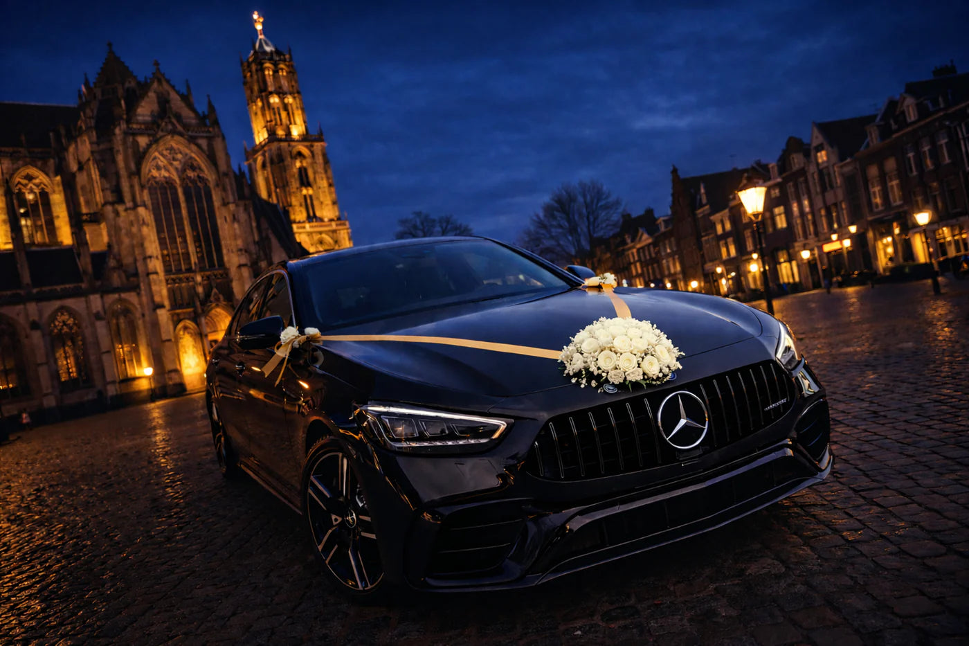 Auto-Hochzeitsschmuck Motorhaube - ZAHANA