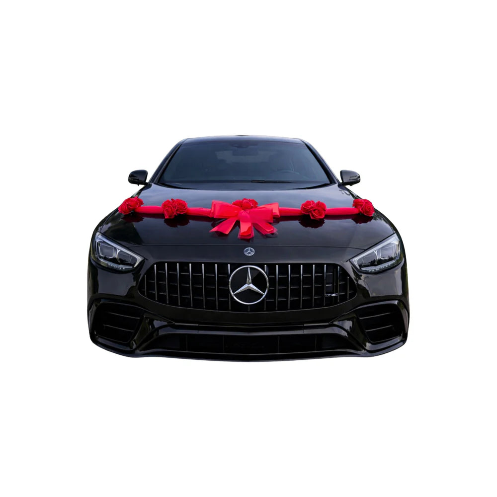 Autoschmuck Hochzeit Blumendeko Motorhaube - ANDREA