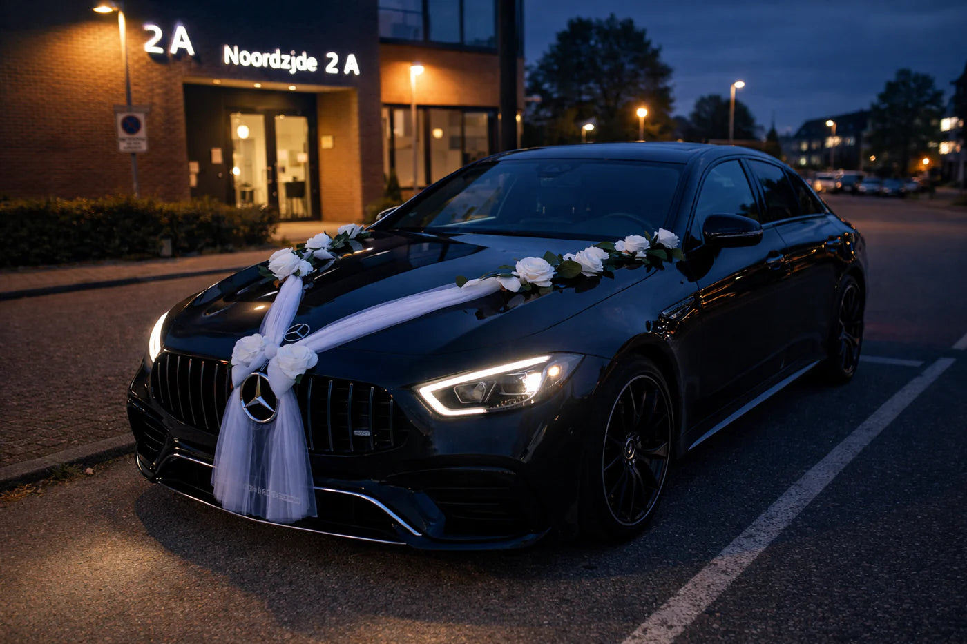 Autoschmuck Hochzeit Blumendeko Motorhaube - CAMILA