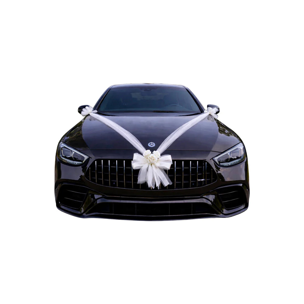 Autoschmuck Hochzeit Blumendeko Motorhaube - CLARA