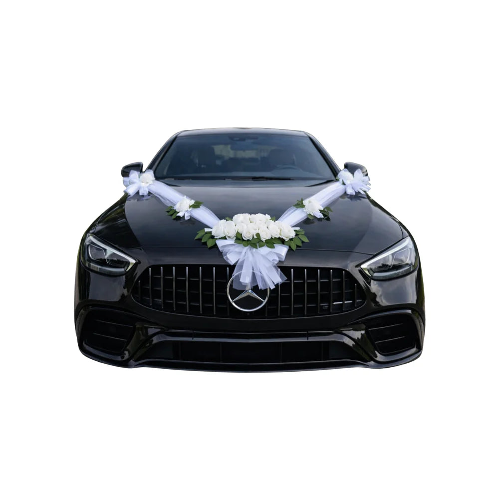 Autoschmuck Hochzeit Blumendeko Motorhaube - DAPHNE