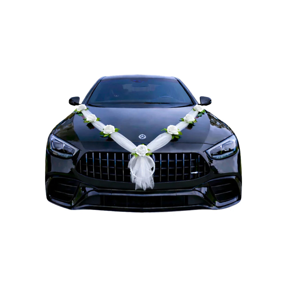 Autoschmuck Hochzeit Blumendeko Motorhaube - ELOISA