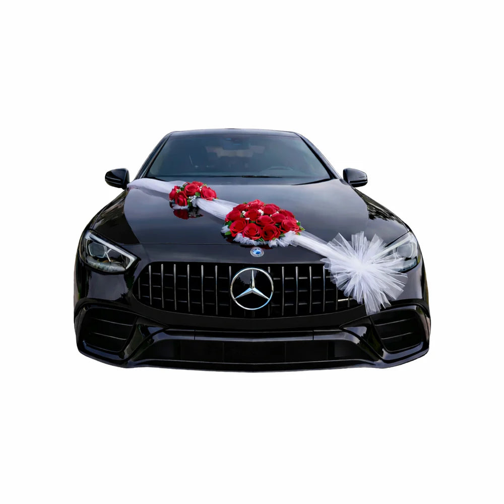 Autoschmuck Hochzeit Blumendeko Motorhaube - FATMA