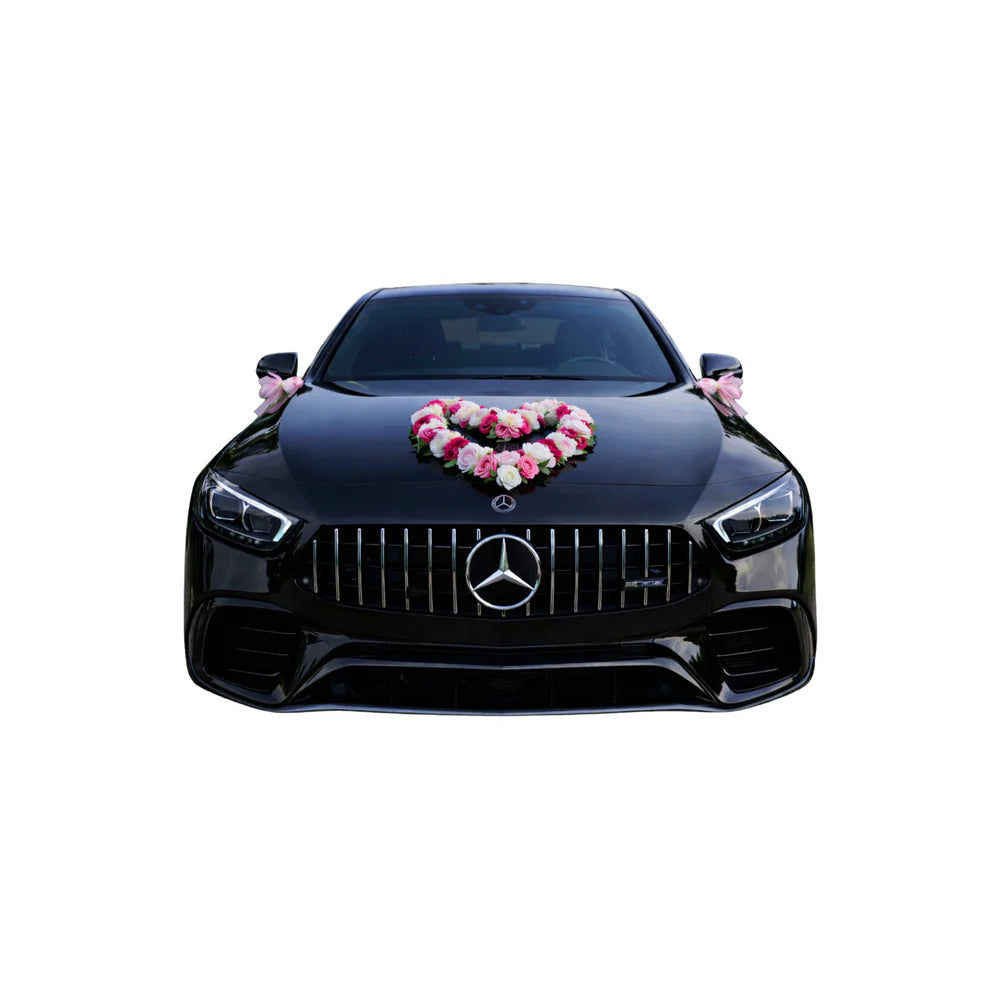 Autoschmuck Hochzeit Blumendeko Motorhaube - LEA