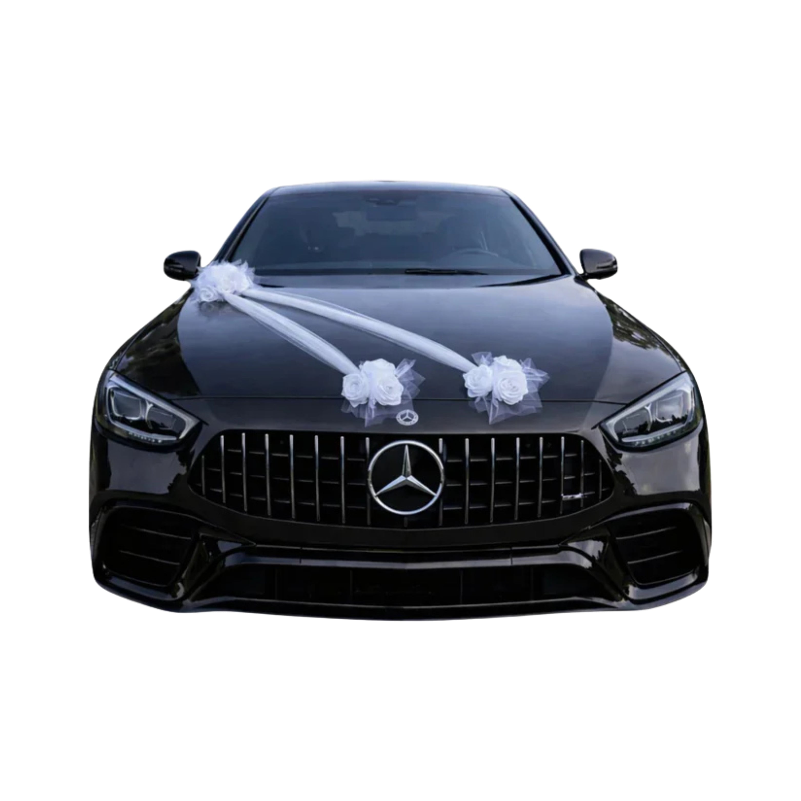 Autoschmuck Hochzeit Blumendeko Motorhaube - LEONIE