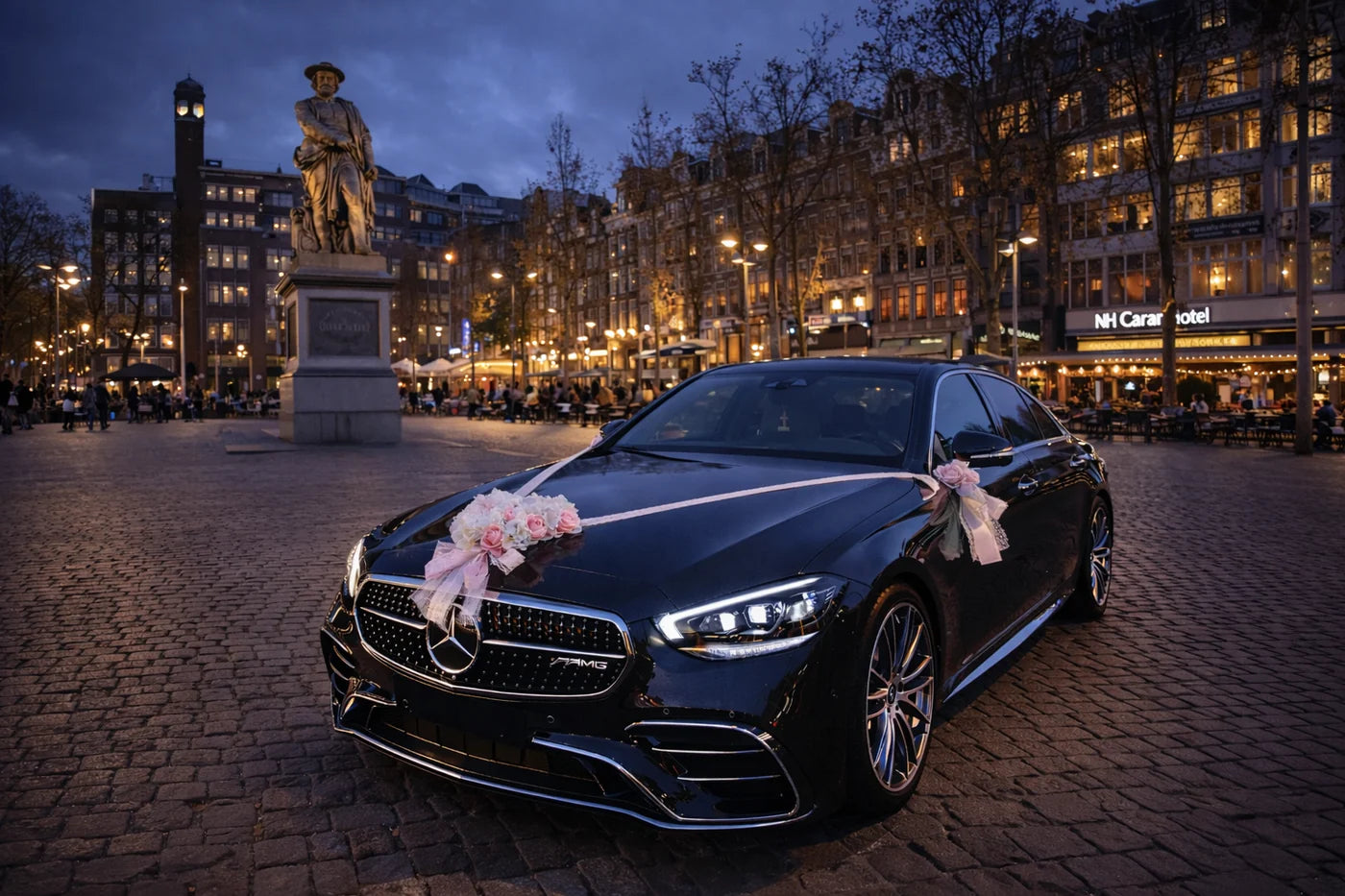 Autoschmuck Hochzeit Blumendeko Motorhaube - PAULINE